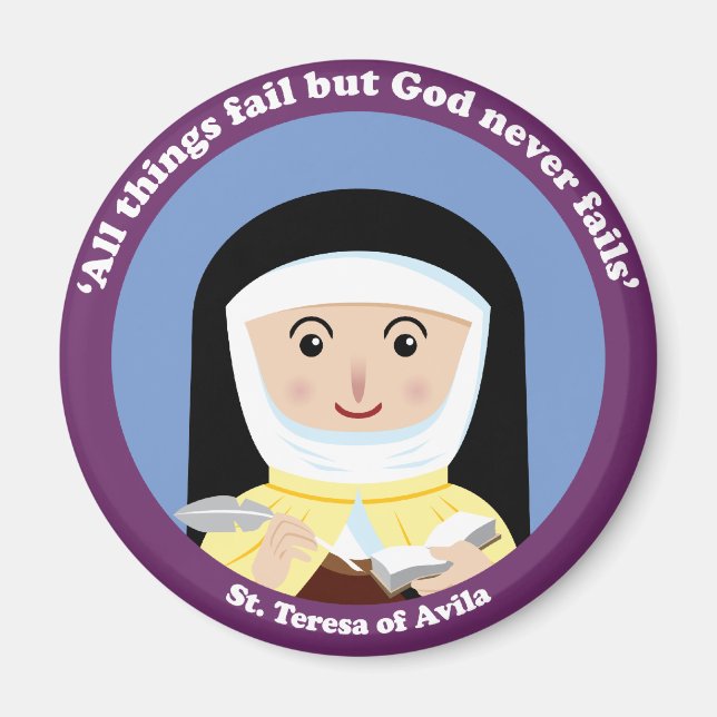 St. Teresa von Avila Magnet (Vorne)