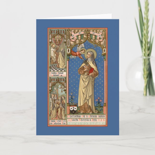 St. Teresa von Avila (SAU 28) Gruß Karte (Vorderseite)