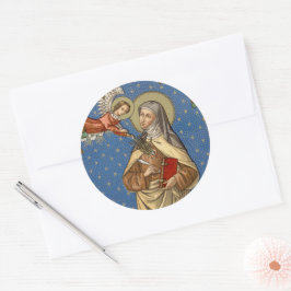 St. Teresa von Avila (SAU 28) Runder Aufkleber