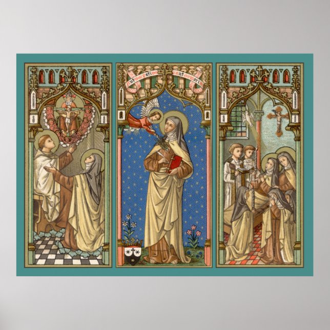 St. Teresa von Avila (SAU 28) Tripartite Poster (Vorne)