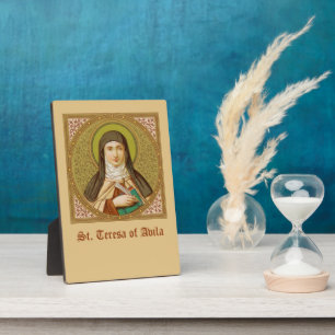 St. Teresa von Avila (SNV 27) (Quadratisches Bild) Fotoplatte