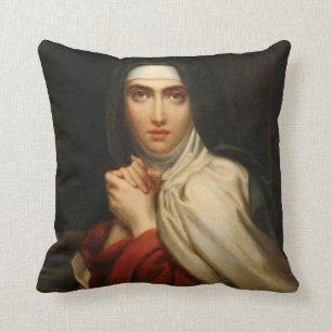 St Teresa von Carmelite Nonne Avila Kissen