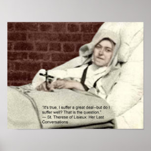 St. Therese auf dem Leiden Poster
