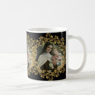 St. Therese des Kindes Jesus wenig Blume Kaffeetasse