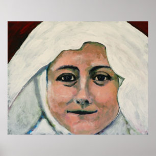 St. Thérèse des Lisieux Leinwand-Druckes Poster