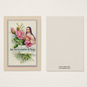 St. Therese die kleine Blumen-Rosa-Rosen-heilige