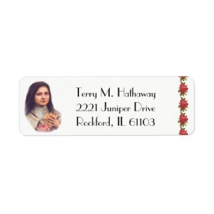 St. Therese die kleinen Blumen-Roten Rosen