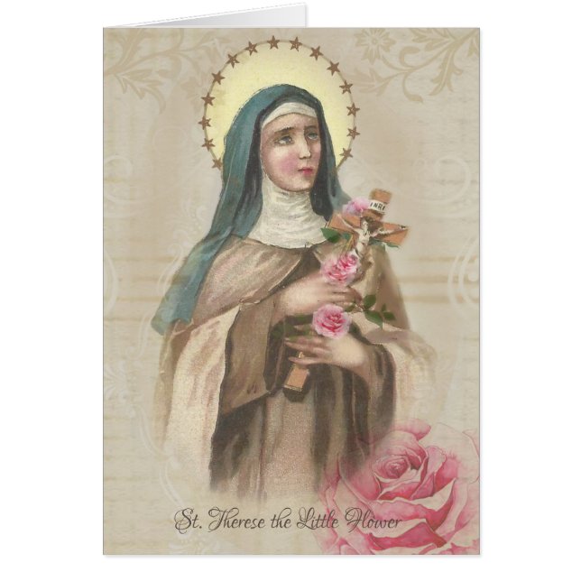 St Therese du cru de roses de Jésus d'enfant (Devant)