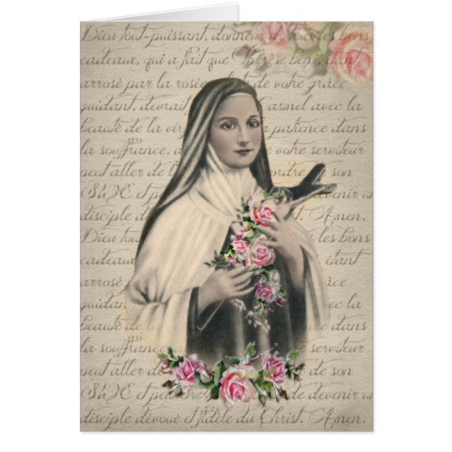 St Therese du cru de roses de Jésus d'enfant (Devant)