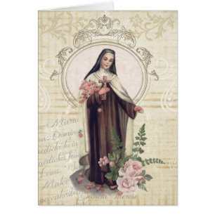 St Therese du cru de roses de Lisieux religieux