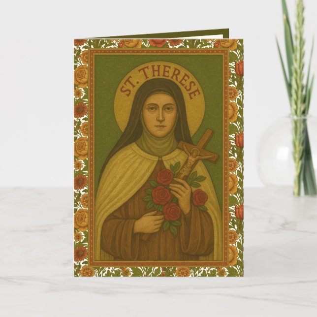 St. Thérèse Friend Liebe allein zählt Karte (Vorderseite)