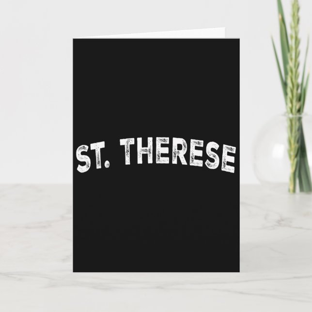 St. Therese  Karte (Vorderseite)