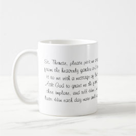 St. Therese Katholische Religiöse Novena Gebet Kaffeetasse