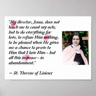 St Therese "Mon réalisateur Jésus..." affiche