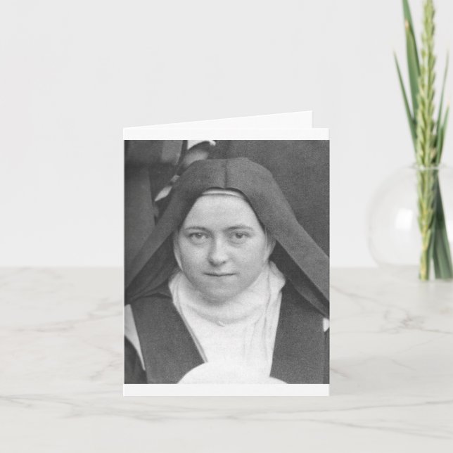 St Therese Of Lisieux Karte (Vorderseite)