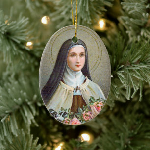 St. Thérèse of Lisieux the Little Flower (BJE 01) Keramik Ornament