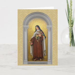 St. Therese of the Child Jesus Gülle Karte