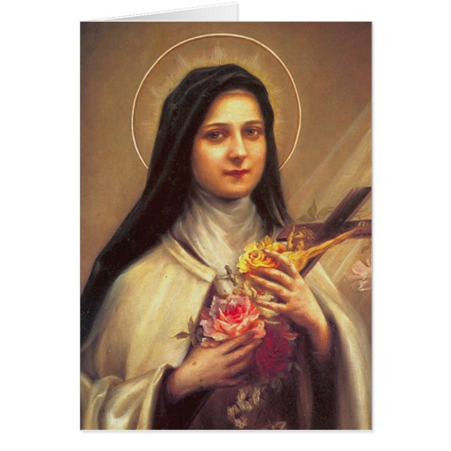 St. Therese the Little Flower Pink Roses (Vorne)