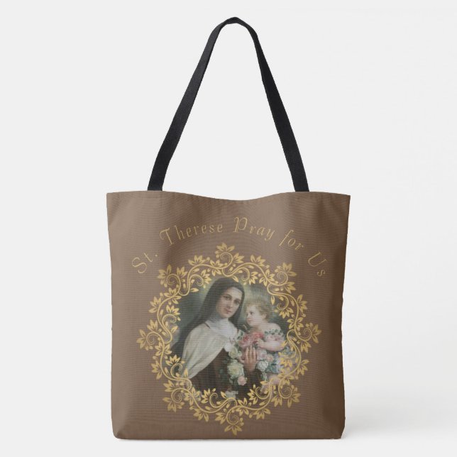 St. Therese u. unsere Dame vom Karmel Tasche (Rückseite)