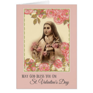 St. Therese Valentinstag Card