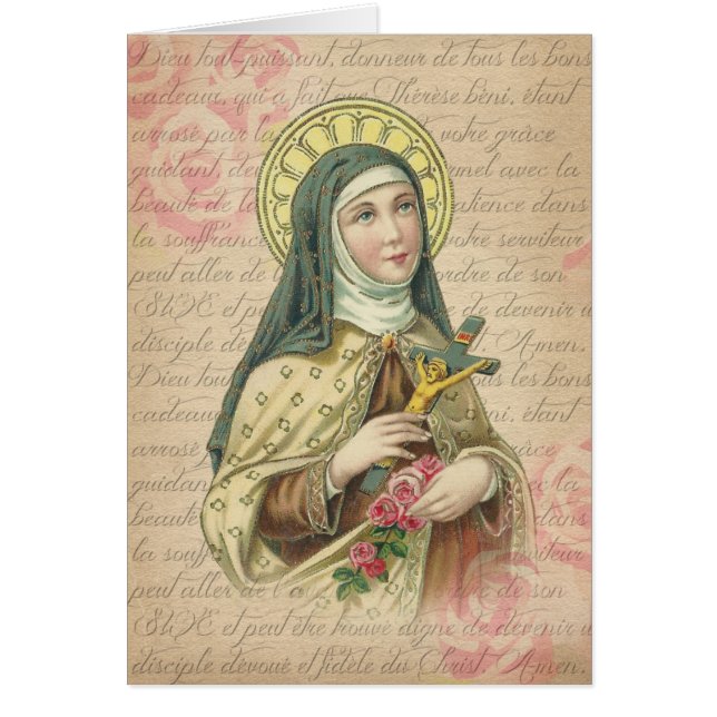 St. Therese von Kinderjesus-Rosen-Vintagem (Vorne)
