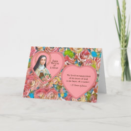 St. Therese von Lisieux (BJE 01; Zitat für Mütter) Karte