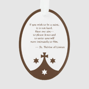 St. Therese von Lisieux die kleine Blume (BJE 01) Ornament