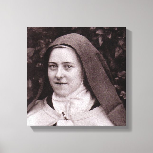 St. Therese von Lisieux Leinwanddruck (Vorderseite)