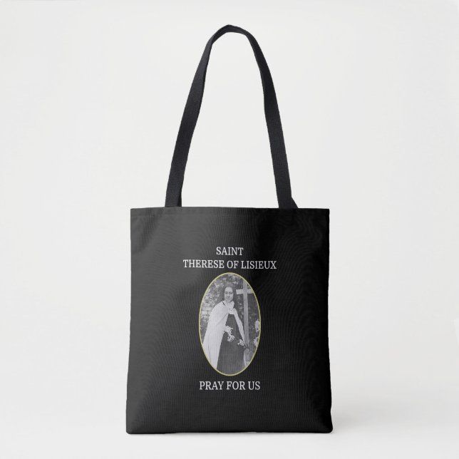 St. Therese von Lisieux T - Shirt Saint Little Blu Tasche (Vorderseite)