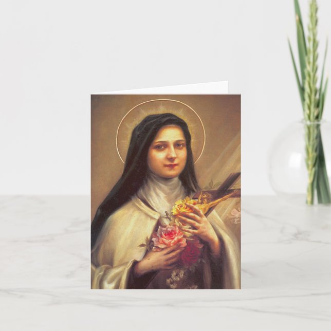 St. Therese von Lisieux wenig Karte (Vorderseite)