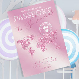 St. Thomas 50 und Fabulous Birthday Passport Karte