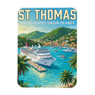 St. Thomas Amerikanische Jungferninseln Magnet