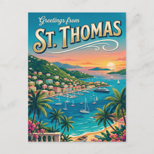 St. Thomas, Amerikanische Jungferninseln Postkarte