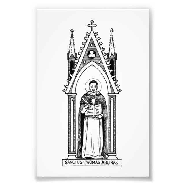 St. Thomas Aquinas, 4"x6" Foto Print (Vorne)