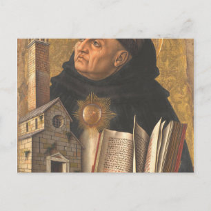 St Thomas Aquinas Postkarte