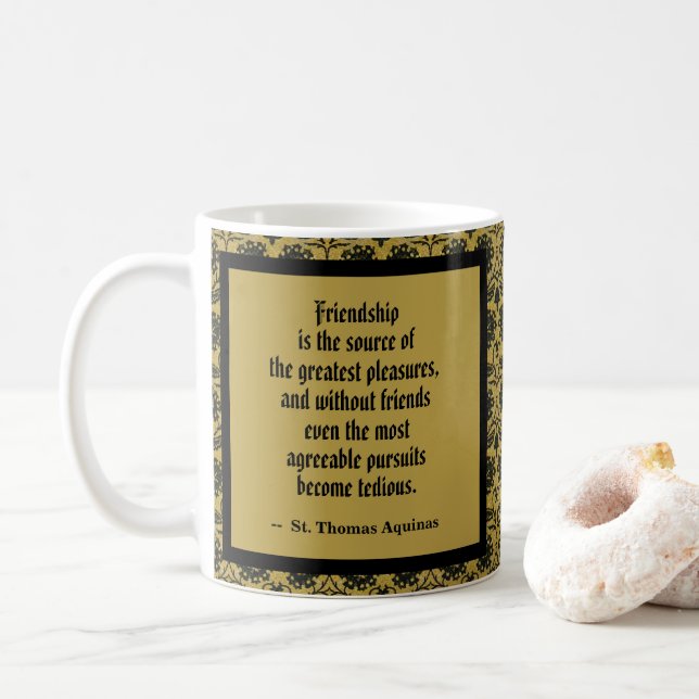 St. Thomas Aquinas (VVP 003) Kaffeetasse (Mit Donut)