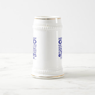 St. Thomas Aquinas Zitat Bierglas