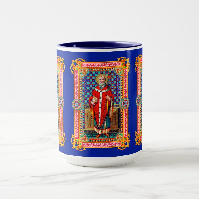 St. Thomas Becket dans Red Chasuble (K 34) Mug (Centre)