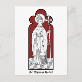 St. Thomas Becket Holding a Sword (M 033) Postkarte