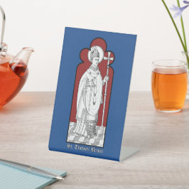 St. Thomas Becket Holding a Sword (M 033) Sockelschild