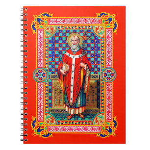 St. Thomas Becket in Red Chasuble (K 34) Notizblock
