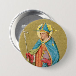 St. Thomas Becket mit Schwert in Miter (P 005) Button