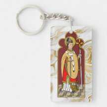 St. Thomas Becket mit Schwert (M 033; koloriert)