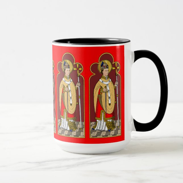 St. Thomas Becket mit Schwert (M 033; koloriert) Tasse (Rechts)