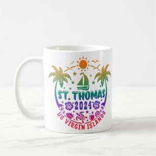 St. Thomas Bliss: Tropische Amerikanische Jungfern Kaffeetasse