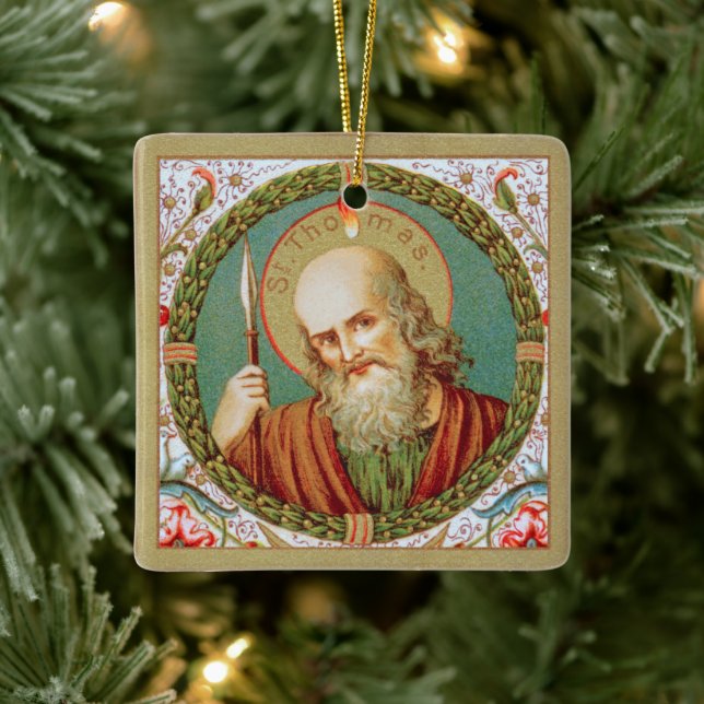 St. Thomas der Apostel (JMAS 12) Keramikornament (Baum)
