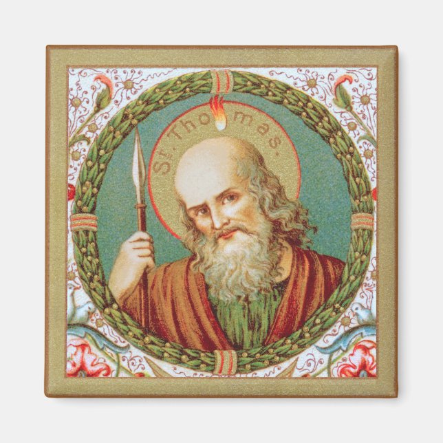 St. Thomas der Apostel (JMAS 12) Magnet (Vorne)