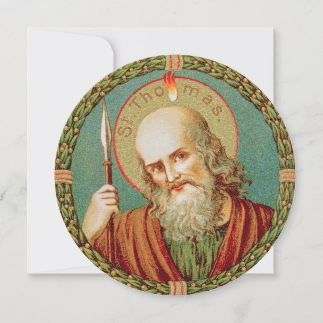 St. Thomas der Apostel (JMAS 2) Blank Grußkarte (Vorderseite)
