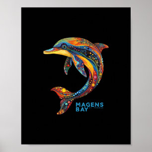 St Thomas Jungferninseln Urlaubsshirt Tril Delfin Poster