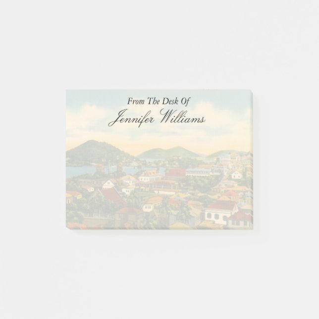 St Thomas Post-it Klebezettel (Vorderseite)